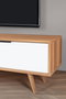 Hanah Home Venüs 3644 Soporte para TV Nogal y Blanco